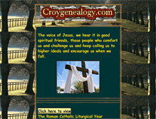 Tablet Screenshot of croygenealogy.com